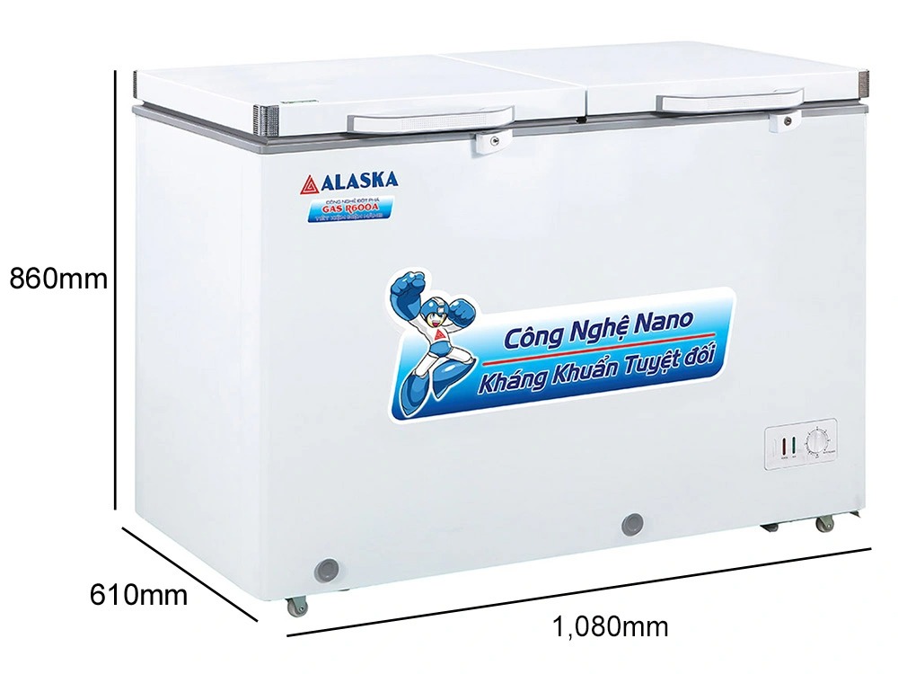 Ảnh minh họa Tủ đông Alaska BCD-3568N (280 lít) 2