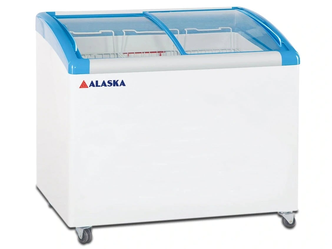 Ảnh minh họa Tủ đông nắp kính cong Alaska KC-203S 355 lít 1