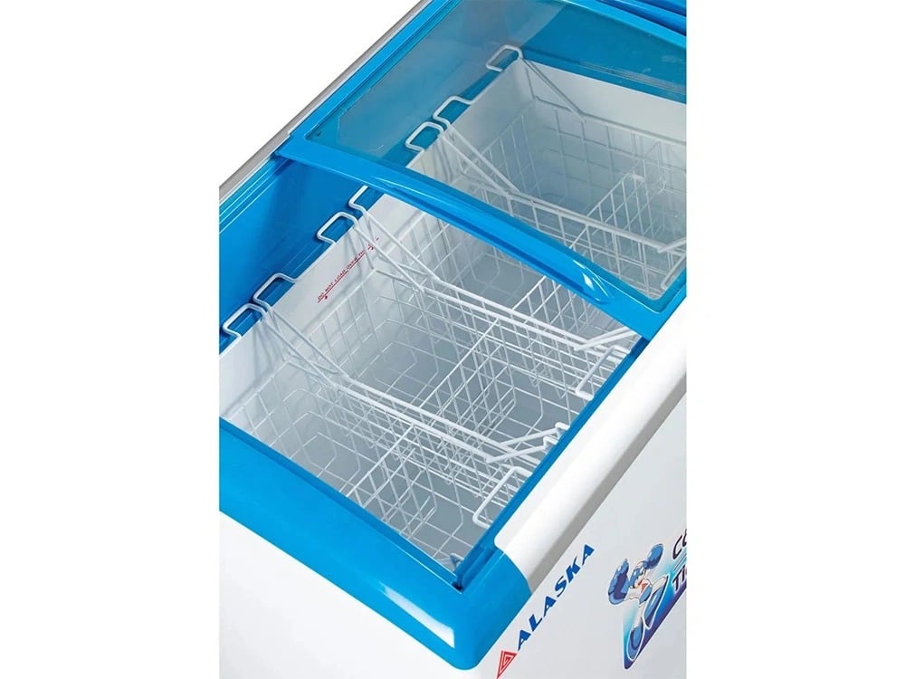 Ảnh minh họa Tủ đông nắp kính cong Alaska KC-203S 355 lít 3