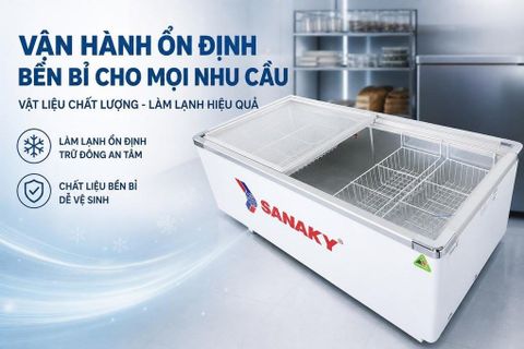 Tủ đông Sanaky 516 lít VH-999K