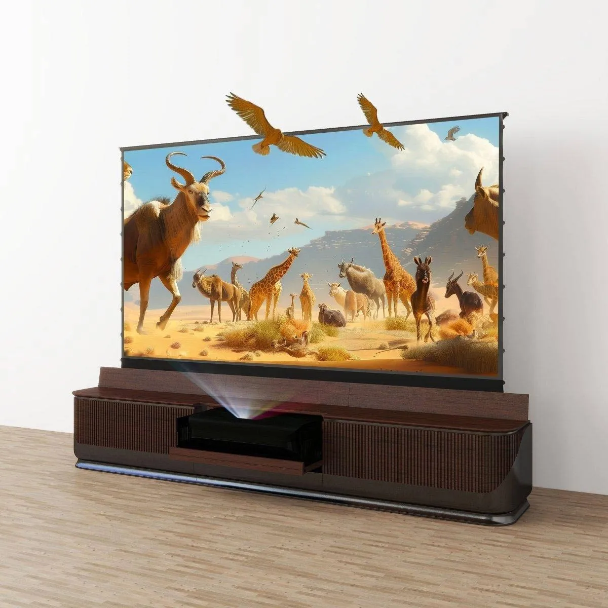 Ảnh minh họa Tủ Kệ Đặt Máy Chiếu Màn Chiếu Siêu Gần Vividstorm Dune 1
