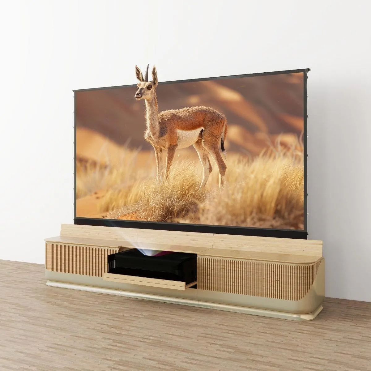 Ảnh minh họa Tủ Kệ Đặt Máy Chiếu Màn Chiếu Siêu Gần Vividstorm Dune 2