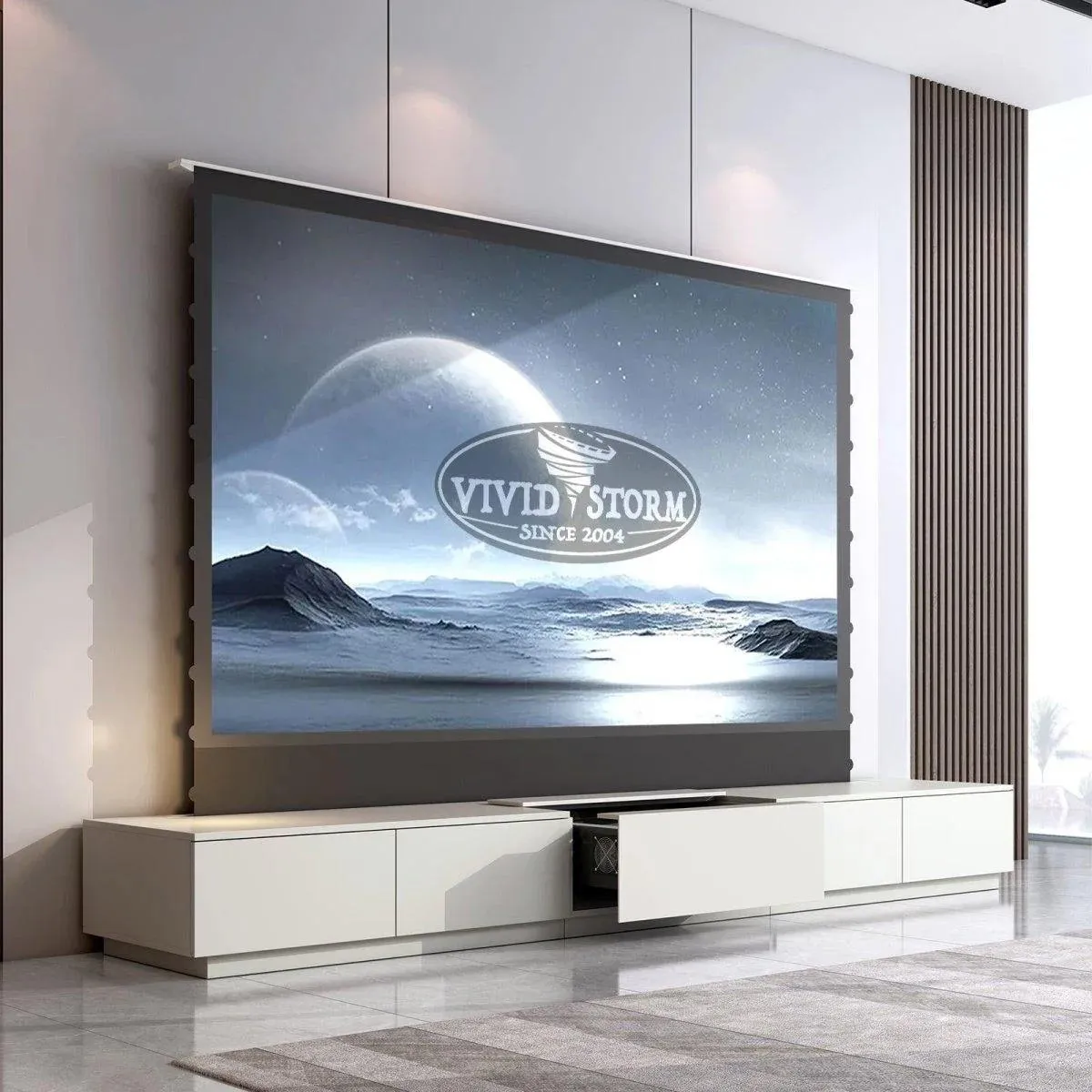 Ảnh minh họa Tủ Kệ Đặt Máy Chiếu Màn Chiếu Siêu Gần Vividstorm Monte Carlo 2