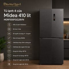  Tủ lạnh 4 cửa Midea 410 lít MDRF550FGG28VN 