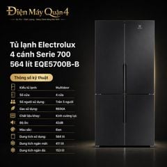  Tủ lạnh Electrolux 4 cánh Serie 700 564 lít EQE5700B-B 