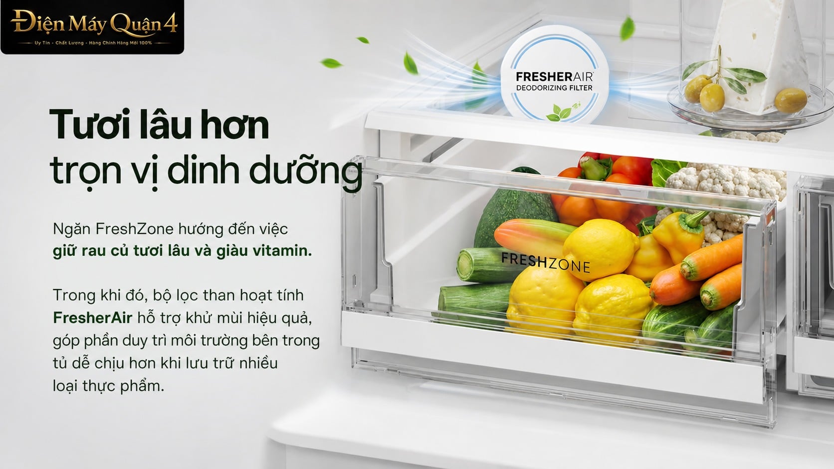 Ảnh minh họa Tủ lạnh Electrolux 4 cánh Serie 800 495 lít EQE4955A-B 3