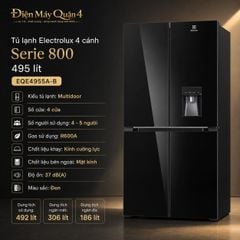  Tủ lạnh Electrolux 4 cánh Serie 800 495 lít EQE4955A-B 