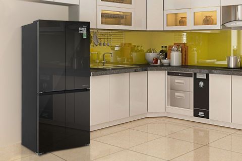 Tủ lạnh Haier Inverter 495 lít Multi Door HM610AGBVNU1