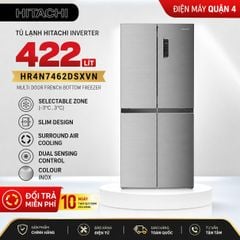  Tủ lạnh Hitachi Inverter 422 lít HR4N7462DSXVN 