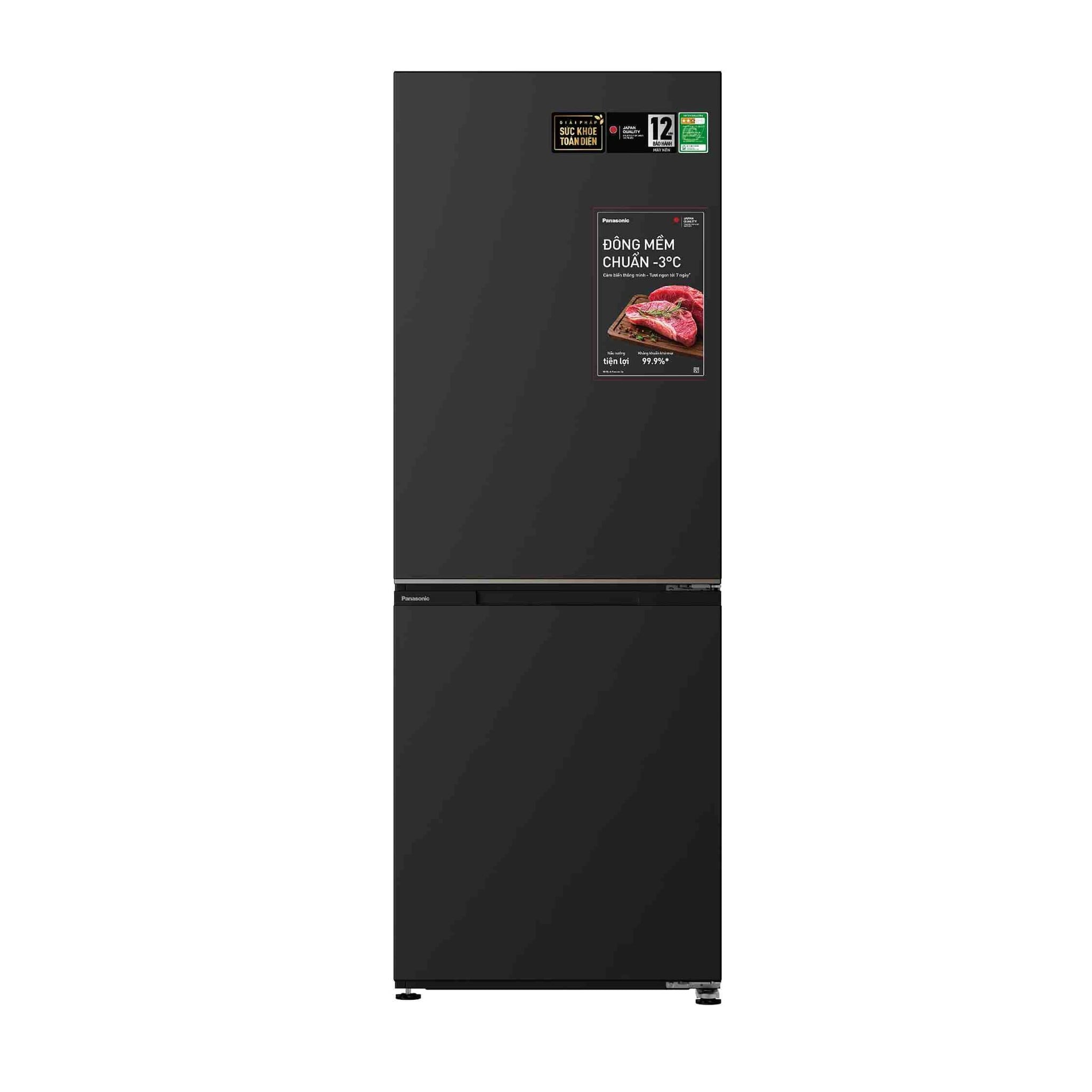 Tủ lạnh Panasonic Inverter 374 lít NR-BV412BWKV