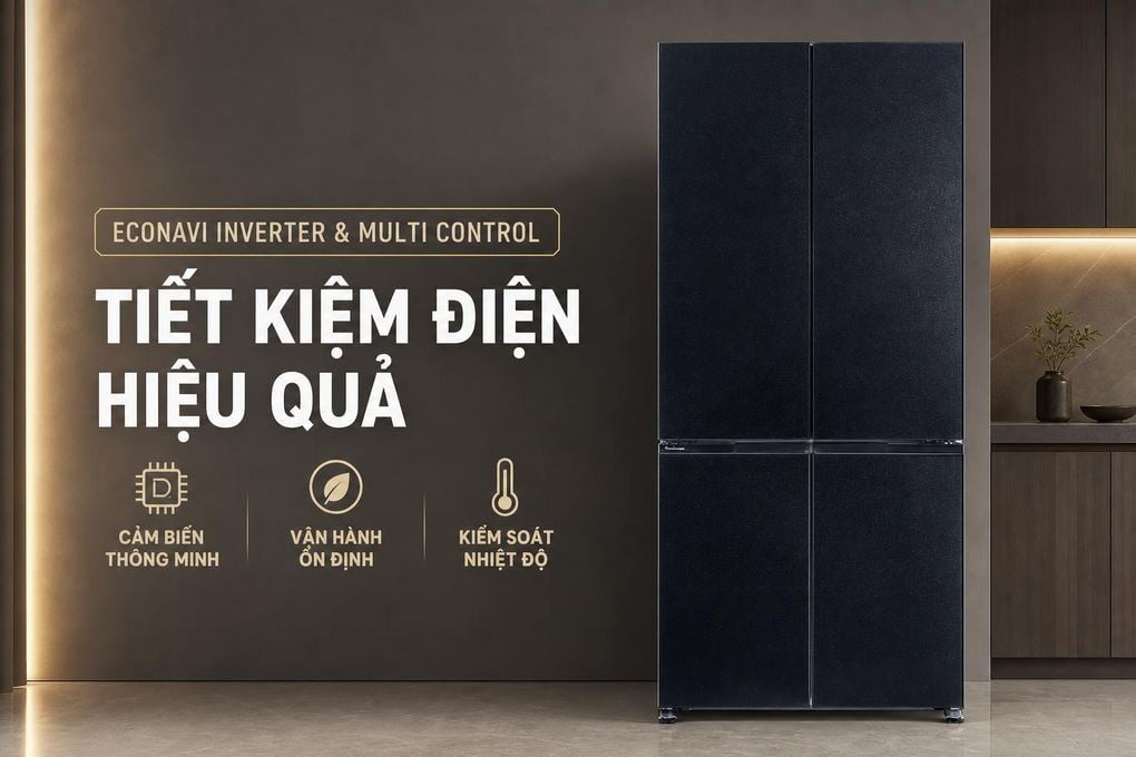 Ảnh minh họa Tủ lạnh Panasonic Inverter 482 lít Multi Door NR-XZ550HGKV 1