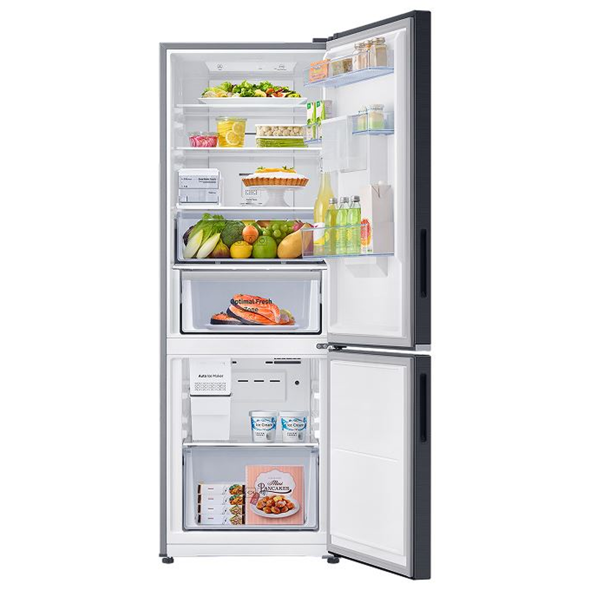 Ảnh minh họa Tủ lạnh Samsung ngăn đá dưới 307L ngăn đông mềm 2025 (RB30N4190B1/SV) 2