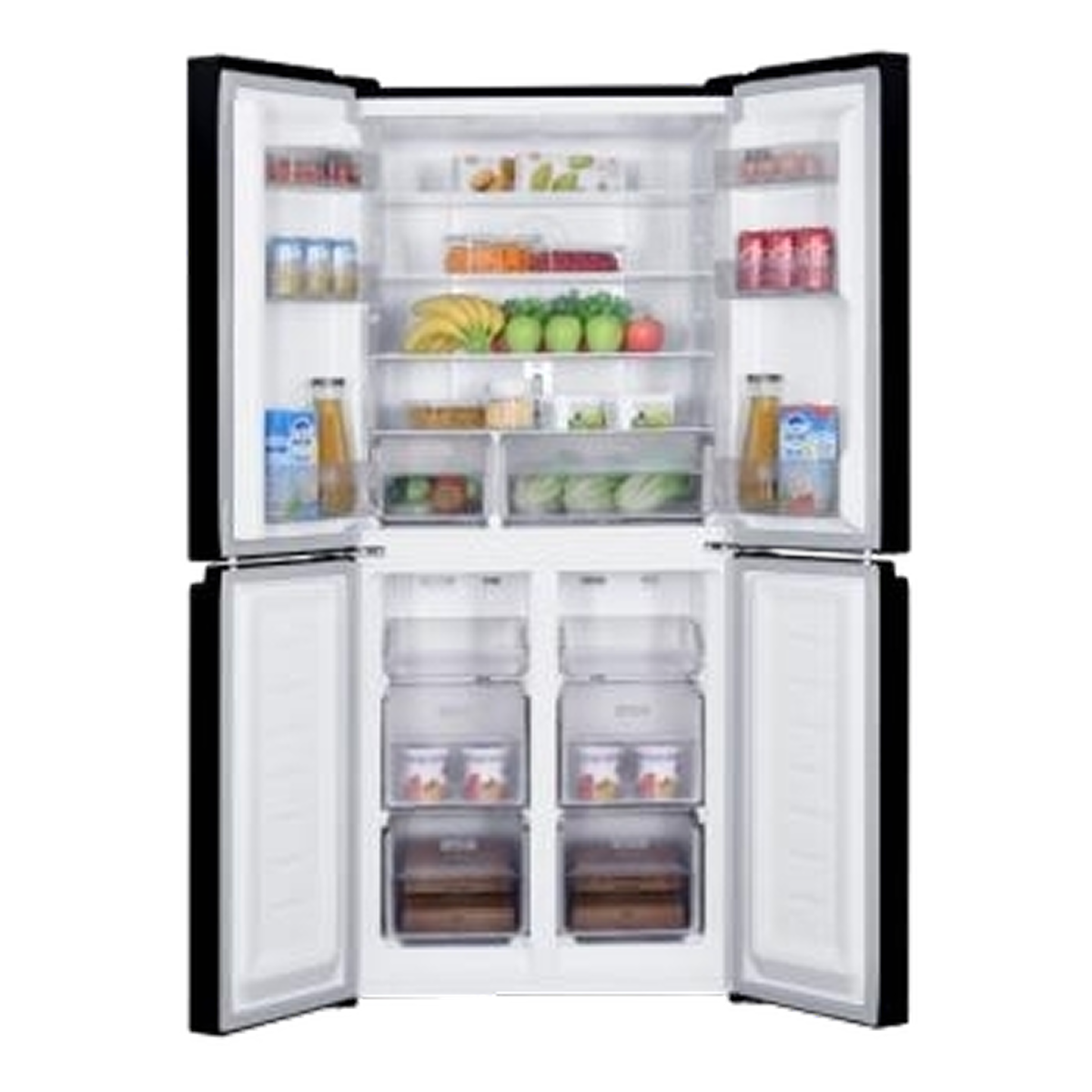 Ảnh minh họa Tủ lạnh Sharp Multidoor 421L 2025 (SJ-FXP510VG-BK) 2