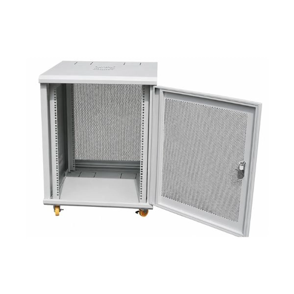 Ảnh minh họa Tủ Mạng 15U Sâu D1000 Cửa Lưới Màu Ghi (TM1510GN-B) 1
