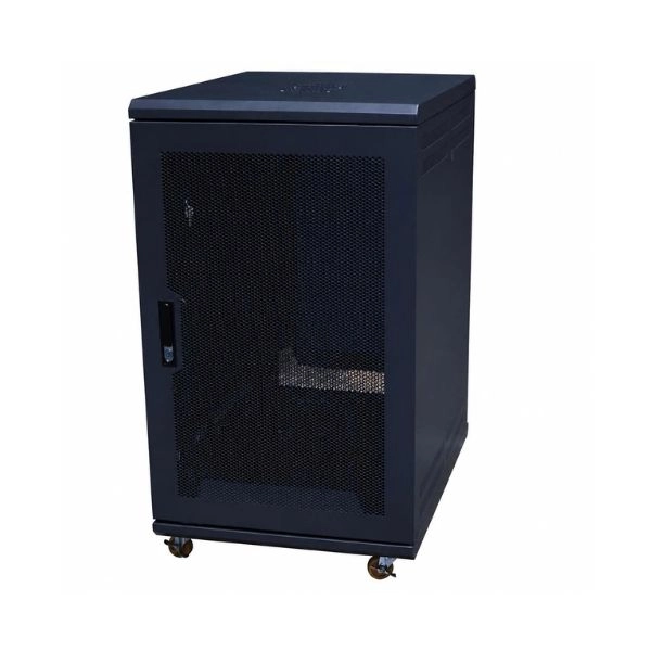 Tủ Mạng 20U Sâu D800 Khung Hàn Liền Màu Đen (TM208BNL-B)