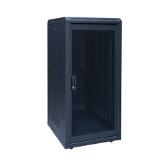  Tủ Mạng 27U Sâu D600 Cửa Lưới Màu Đen (TM276BN-C) 