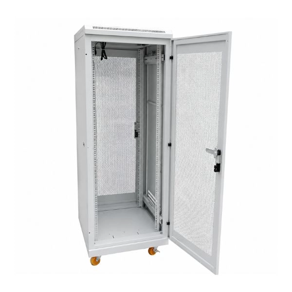 Ảnh minh họa Tủ Mạng 36U Sâu D600 Cửa Lưới Màu Ghi (TM366WN-B) 2