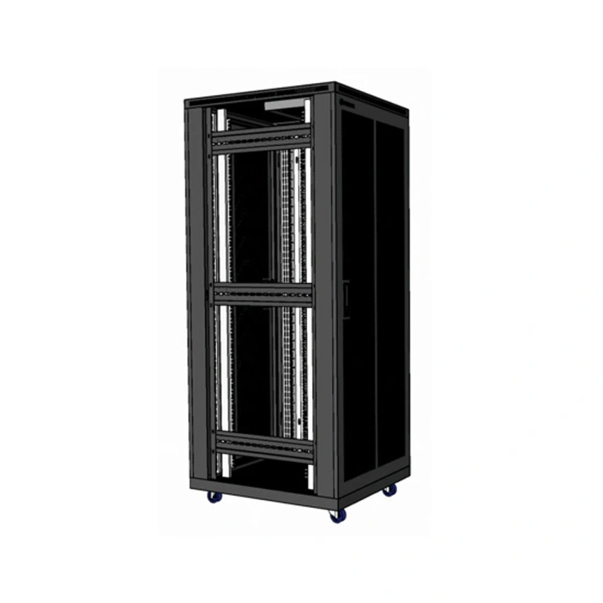 Tủ mạng UNR 42U D800 2 cửa lưới H2100xW600xD800