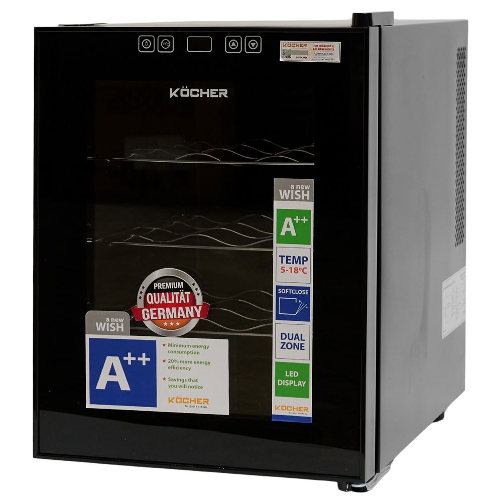 Ảnh minh họa Tủ rượu vang Kocher 12 chai KWEU-1012B Pro 1