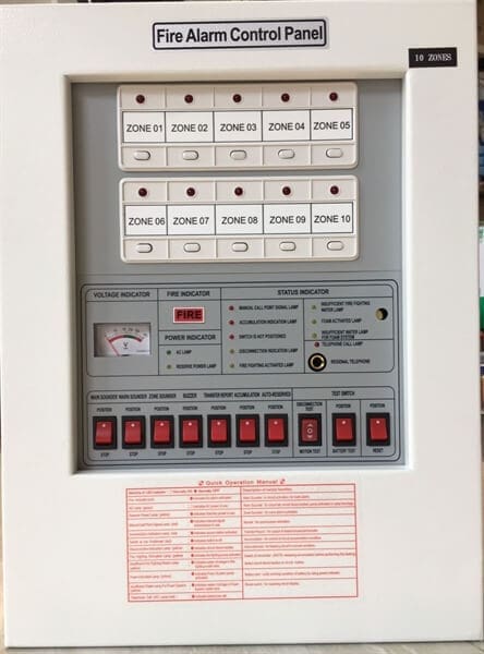 Tủ trung tâm báo cháy 10 kênh TFCC-10