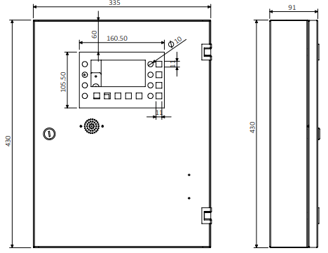 Ảnh minh họa Tủ trung tâm báo cháy 16 kênh FSP-16 2
