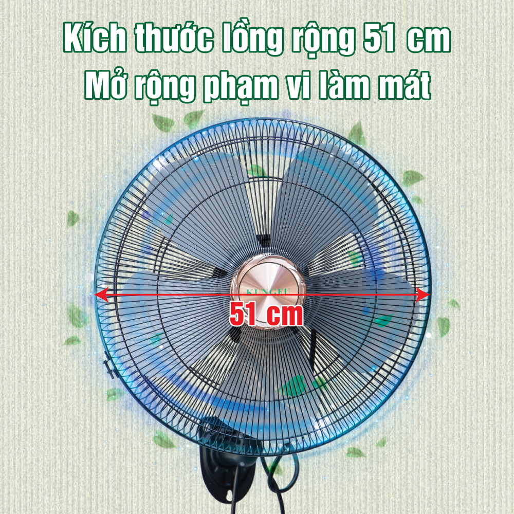 Ảnh minh họa Quạt Treo Tường Kungfu KF-QT100C – Giải Pháp Làm Mát Hoàn Hảo Cho Mọi Không Gian 3