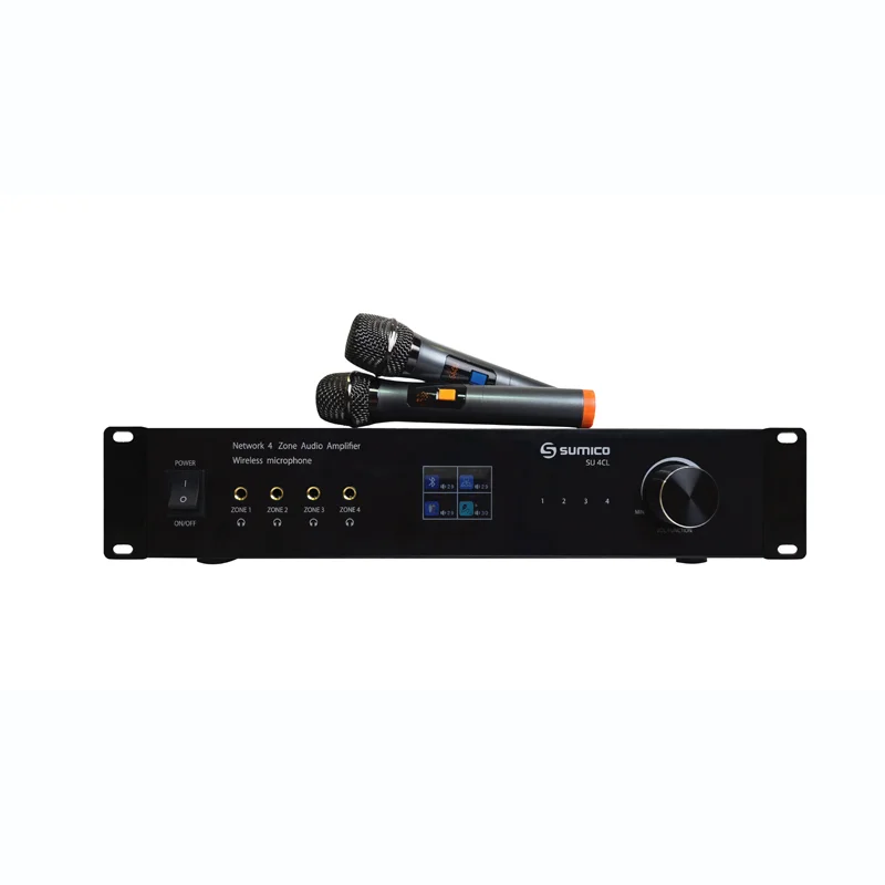 Amply Sumico SU 4CL, 50W x 16 kênh, Bluetooth 5.0, HDMI ARC, Optical, Coaxial, USB, Line-in