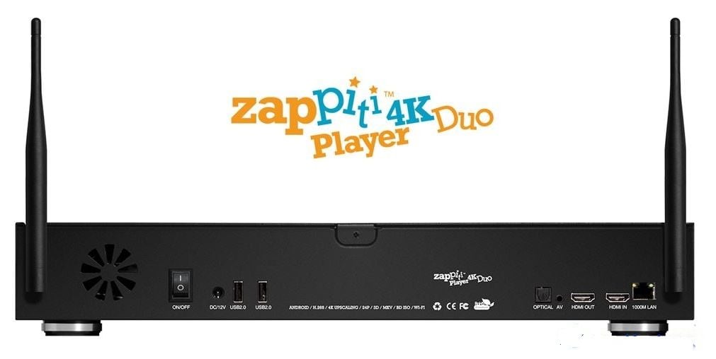 Ảnh minh họa Đầu phát Zappiti duo 4K - Đầu Android tv box chuyên nghiệp nhất hiện nay 1