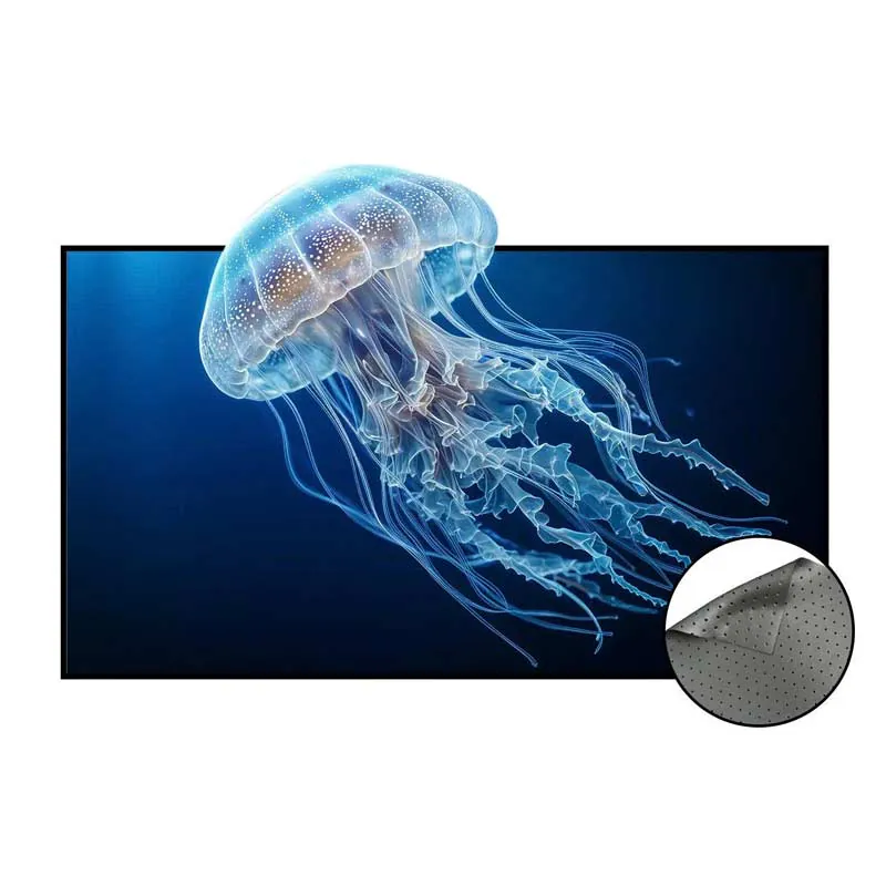Ảnh minh họa Màn Chiếu Quang Học Xuyên Âm VIVIDSTORM Perforated Obsidian ALR, 120/150 inch 1