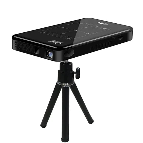 Máy chiếu thông minh mini DLP Ultra HD di động Borrego - 4K / 1000 lumens / Đen - BP09