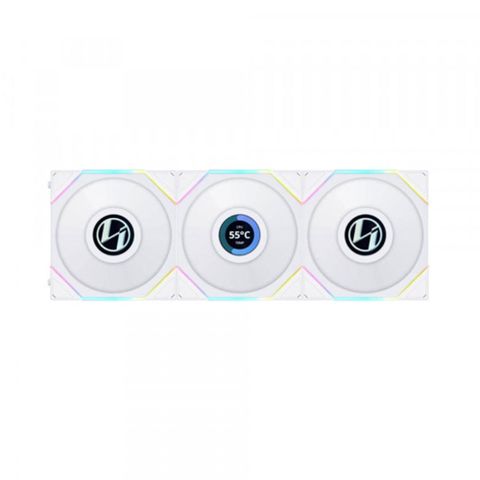 Quạt tản nhiệt máy tính Lian Li TL LCD Wireless 120-3 White