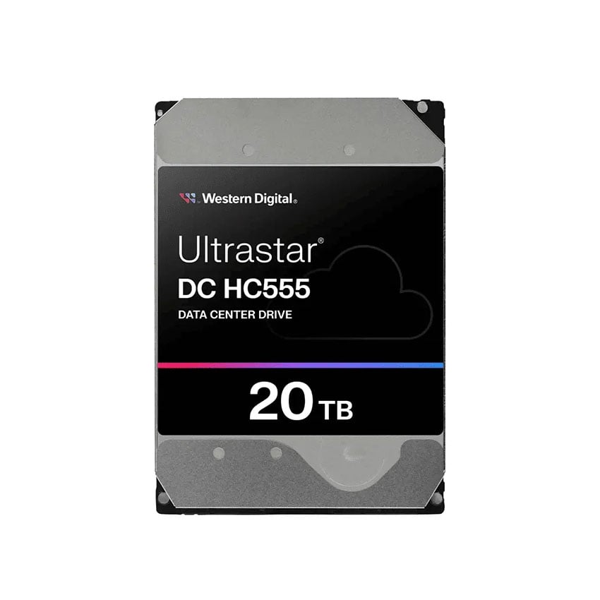 Ổ cứng HDD WD Ultrastar DC HC555 20TB 3.5" SATA 512MB 7200rpm (WUH722020CLE6L4-0B48724)