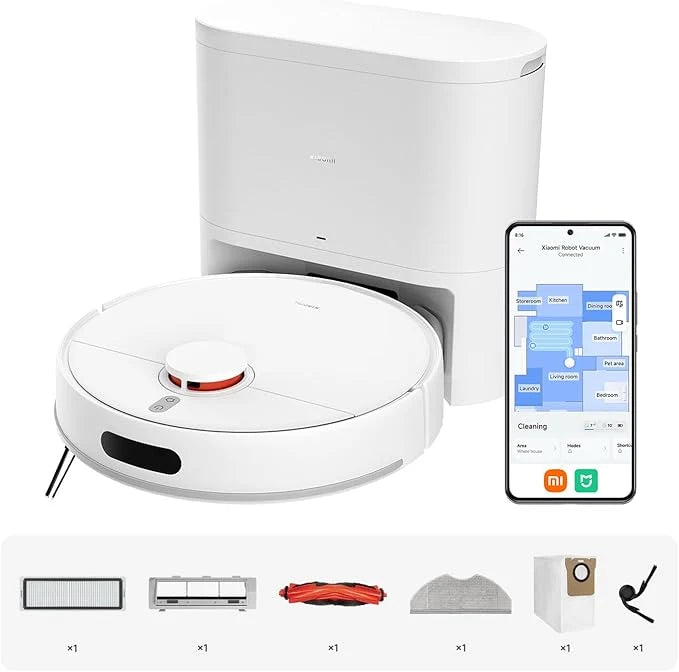 Ảnh minh họa Xiaomi Robot Vacuum H40 UK – Robot hút bụi lau nhà 10000Pa với trạm thu gom bụi tự động 1