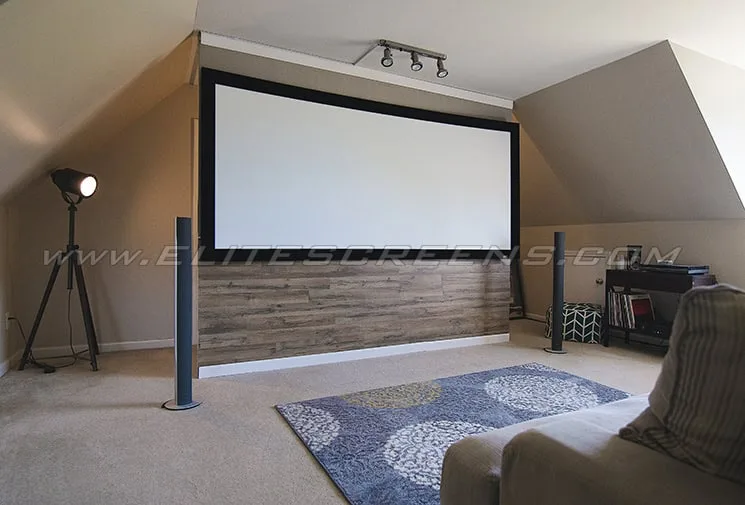 Ảnh minh họa Màn chiếu Elite Screens Lunette 2 138 inch CURVE235-138W2 – Màn chiếu khung cong cho phòng phim 2