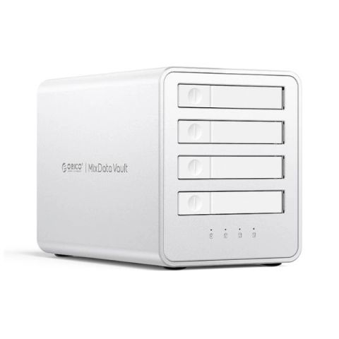 Hộp Đựng Ổ Cứng 2.5 inch 4 Khe Cắm SATA 3 USB-C ORICO 8848RC3-EU-SV-BP