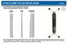 UNIVERSAL-PUNCH #1184 dưỡng kiểm đầu vít 6 cạnh (1184-04 ~ 1184-100)