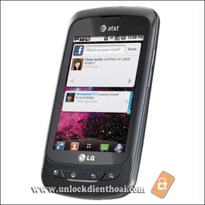 Unlock - giải mã điện thoại LG P506, P506GO
