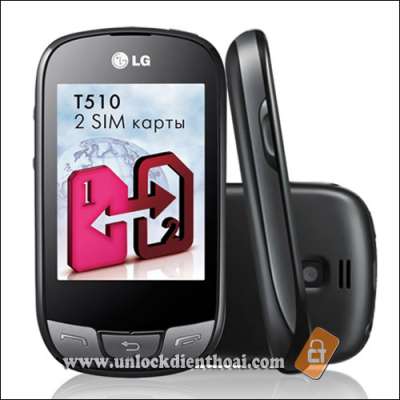 Unlock - giải mã điện thoại LG T510