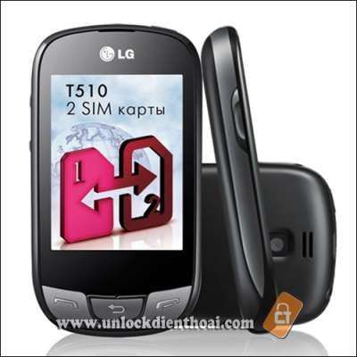 Unlock - giải mã điện thoại LG T510