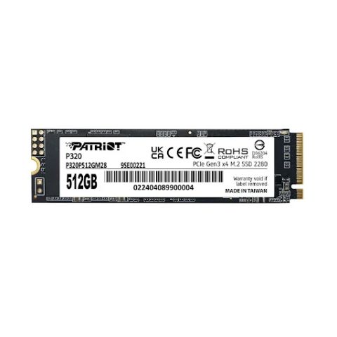 Ổ cứng gắn trong/ SSD PATRIOT P320 512GB NVMe M.2 PCIe