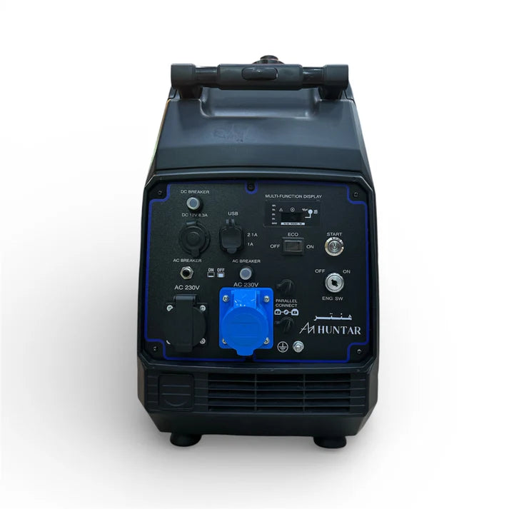 Ảnh minh họa Máy phát điện biến tần di động độ ồn thấp Huntar HZ4000E – Bộ nguồn dự phòng cho gia đình và hoạt động ngoài trời 1