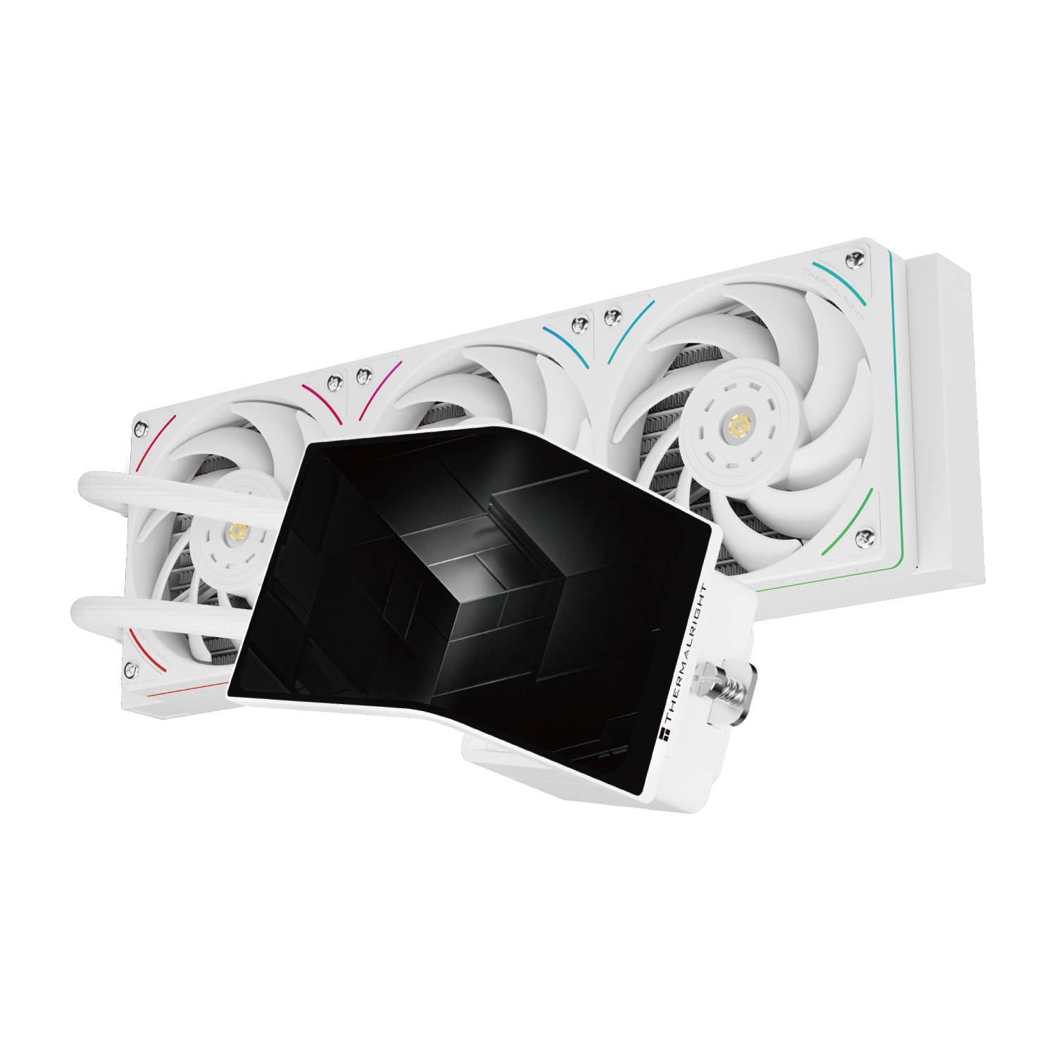 Ảnh minh họa Tản Nhiệt Nước Thermalright LEVITA Vision 360 UB ARGB | LCD 6.67 inch, 360mm, Trắng 1