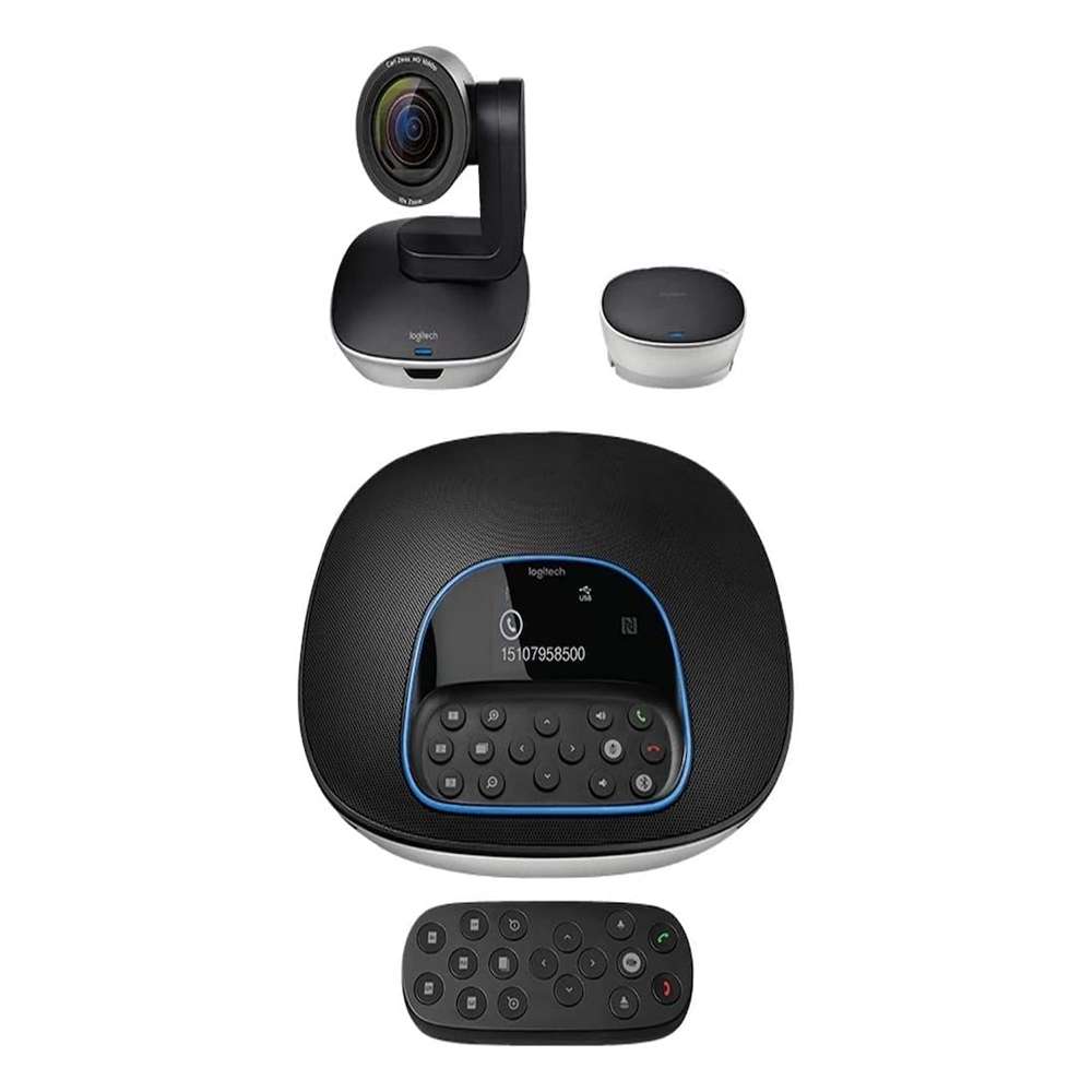 Ảnh minh họa Logitech GROUP Video Conferencing Kit – Full HD / 1080p / USB / Bluetooth / NFC – 960-001057 1