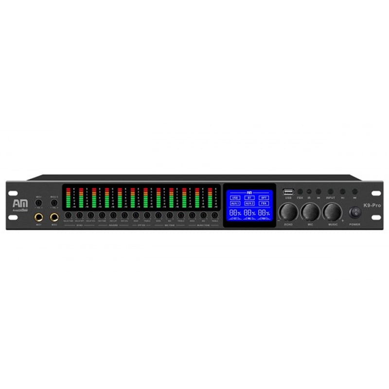 Ảnh minh họa Vang cơ AM K9 Pro, FBX, Reverb, Echo, Bluetooth, USB, AUX, Optical 1