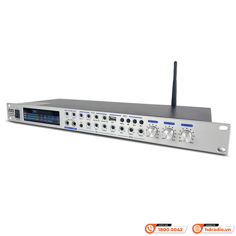 Ảnh minh họa Vang cơ AM K9800, Echo, USB, Bluetooth, Optical 3
