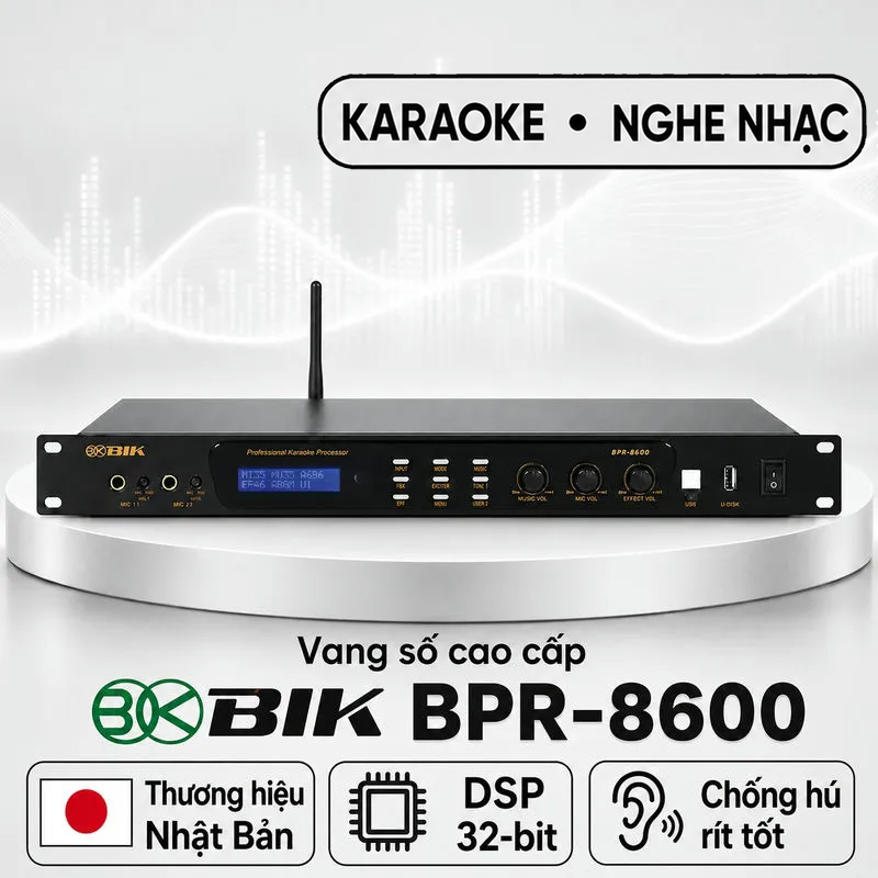 Vang số BIK BPR-8600 (5.1 kênh)