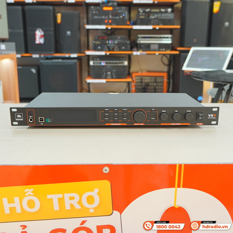 Ảnh minh họa Vang số JBL VX9, DSP, USB2.0 Type-B, Optical, Coaxial, XLR, RCA 2
