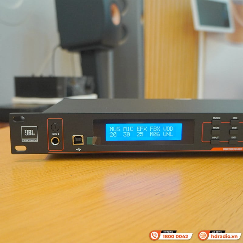 Ảnh minh họa Vang số JBL VX9, DSP, USB2.0 Type-B, Optical, Coaxial, XLR, RCA 3