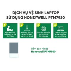  Vệ sinh Laptop Chuyên nghiệp sử dụng Honeywell PTM7950 
