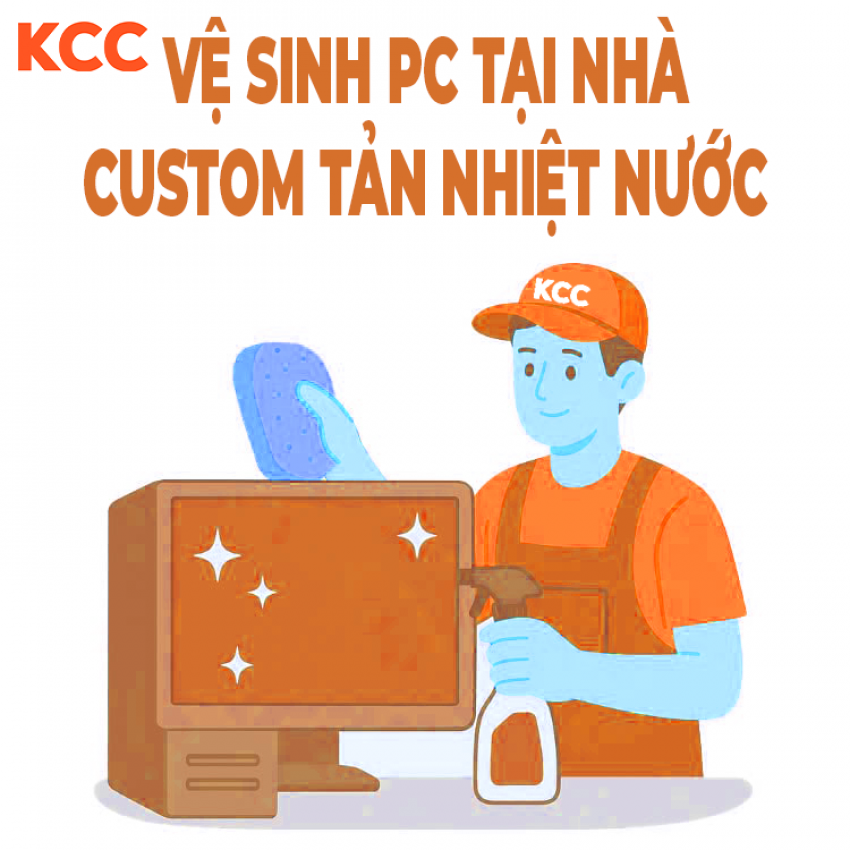 Vệ Sinh PC Custom tản nhiệt nước